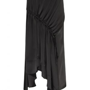 Satin Skirt / Black